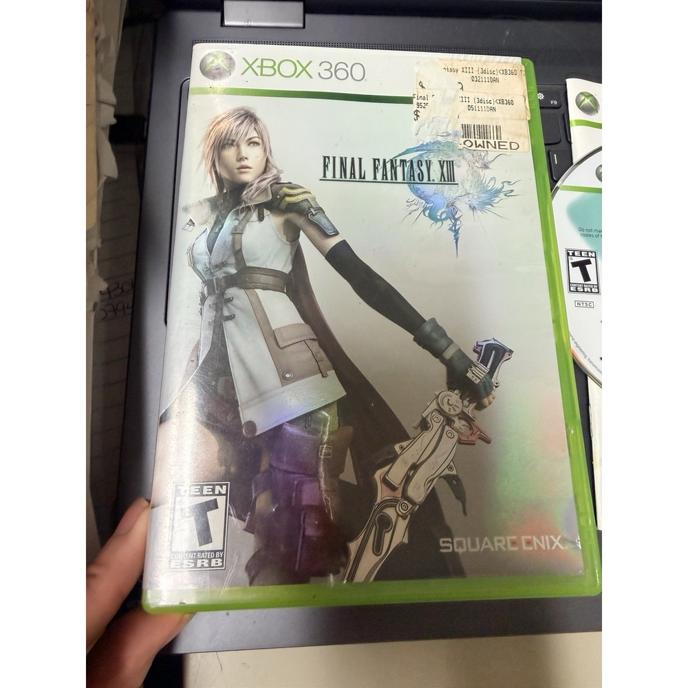 Final Fantasy XIII Xbox‎ 360 Square Enix 3-Disc Set with Manual JRPG